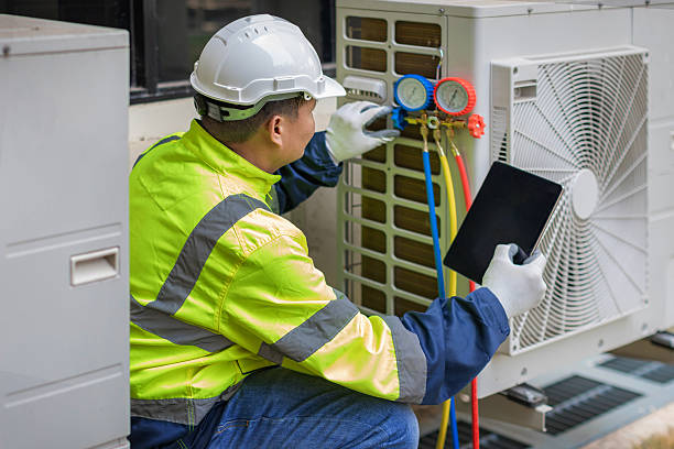 Professional Hvac technician working in Roopville, GA
